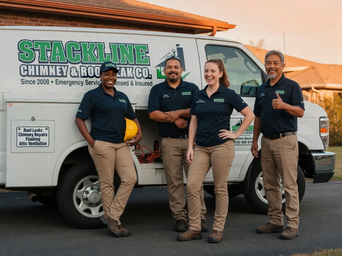 Chimney flashing repair company in Vanderbilt, MI